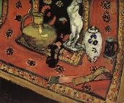 Henri Matisse The statue and vase on the Oriental carpet oil painting